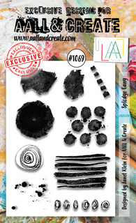 #1069 Splodge Gang - A6 Stamp Set