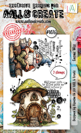 #1076 Gnome Wise - A6 Stamp Set