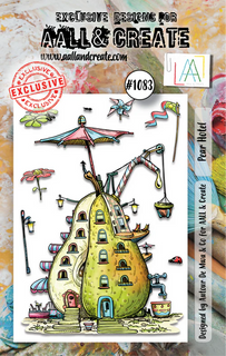 #1083 Pear Hotel - A7 Stamp Set