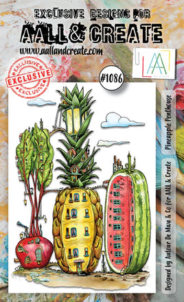 #1086 Pineapple Penthouse - A6 Stamp Set