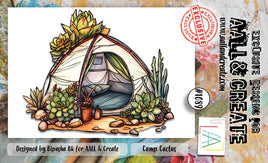 #1089 Camp Cactus - A6 Stamp Set
