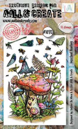 #1093 Insectual Healing - A6 Stamp Set