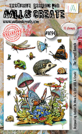 #1094 The Forest bunch - A6 Stamp Set