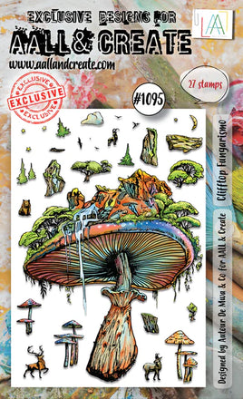 #1095 Clifftop Fungarismo - A6 Stamp Set