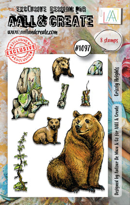 #1097 Grizzly Heights - A7 Stamp Set