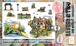 #1104 Bolthole Hideaway - A6 Stamp Set