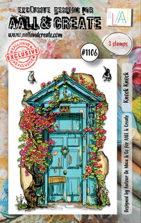 #1106 Knock Knock - A7 Stamp Set