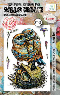 #1108 Nested Love - A7 Stamp Set