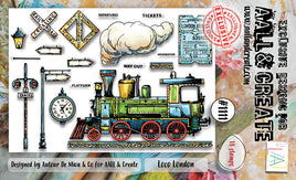 #1111 Loco London - A6 Stamp Set