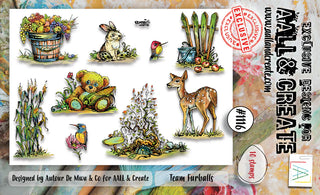 #1116 Team Furballs - A6 Stamp Set