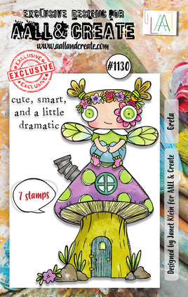 #1130 Greta - A7 Stamp Set
