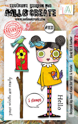 #1131 Birds of A Feather - A7 Stamp Set