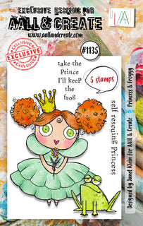 #1135 Princess & Froggy - A7 Stamp Set