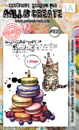 #1138 Macaron Mountain - A6 Stamp Set