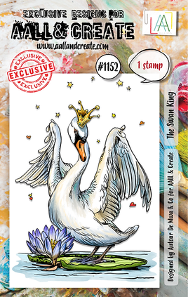 #1152 The Swan King - A7 Stamp