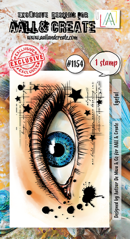 #1154 Eyeful - A8 Stamp