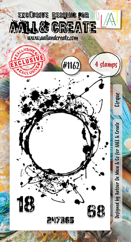 #1162 Cirque - A8 Stamp Set