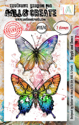 #1174 Wiggle & Dance - A7 Stamp Set