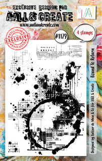 #1179 Bound To Return - A7 Stamp Set