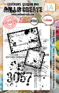 #1180 Chain Framed - A7 Stamp Set