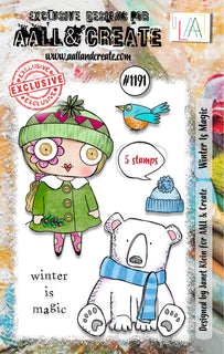 #1191 Winter Is Magic - A7 Stamp Set
