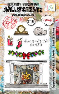 #1195 Hearth Of The Home - A7 Stamp Set