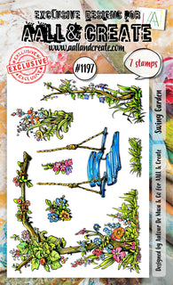 #1197 Swing Garden - A6 Stamp Set