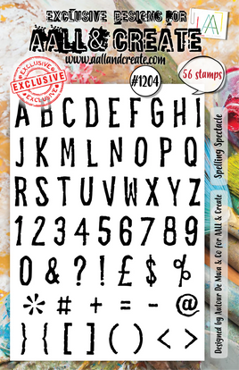 #1204 Spelling Spectacle - A5 Stamp Set