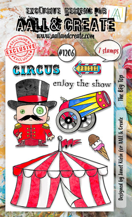 #1206 The Big Top - A6 Stamp Set