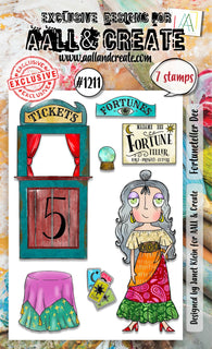 #1211 Fortuneteller Dee - A6 Stamp Set