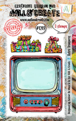 #1219 Retro Treasures - A7 Stamp Set