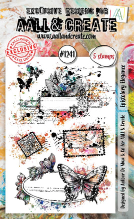 #1241 - Epistolary Elegance - A6 Stamp Set