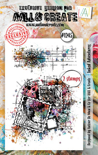 #1245 - Inked Adventures - A7 Stamp Set