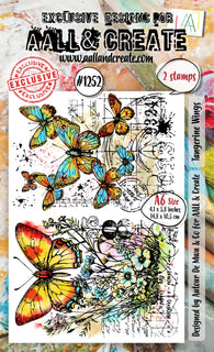 #1252 - Tangerine Wings - A6 Stamp Set