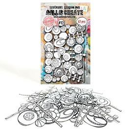 #12 Stems & Pods White - AALL & CREATE Ephemera