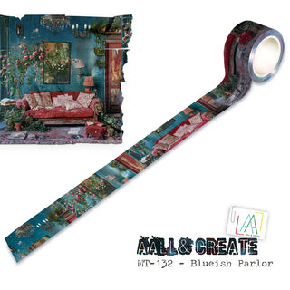 #132 Blueish Parlor - Layer-It-Up Washi Tape