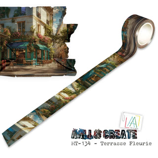 #134 Terrasse Fleurie - Layer-It-Up Washi Tape