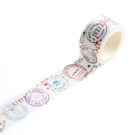 #14 Passport Stamps - Washi Tape