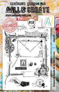 #159 Mail Art - A5 Stamp Set