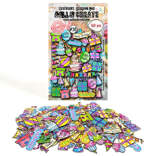 #20 Palooza Confetti - AALL & CREATE Ephemera