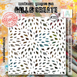 #222 - Stencil - Jewelled Prismatics