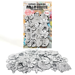 #24 Outline Florals - AALL & CREATE Ephemera