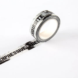 #27 Joyful Words (Light) - Washi Tape