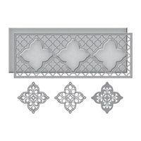 Moroccan Kaleidoscope Slimline Etched Dies - sale