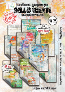 PA-28 - A4 Design Paper - Press Paperie