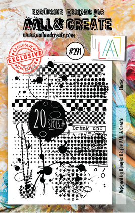 #291 Checks - A7 Stamp Set