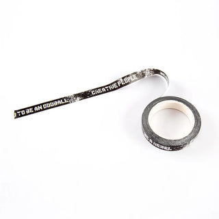 #33 Be A Rebel (Dark) - Washi Tape