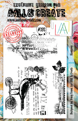 #393 Birdsong - A5 Stamp Set
