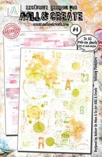 Yellowy Pinksters - AALL & CREATE Rub-Ons