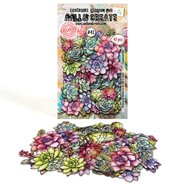 #43 Crassulacae Bits - AALL & CREATE Ephemera